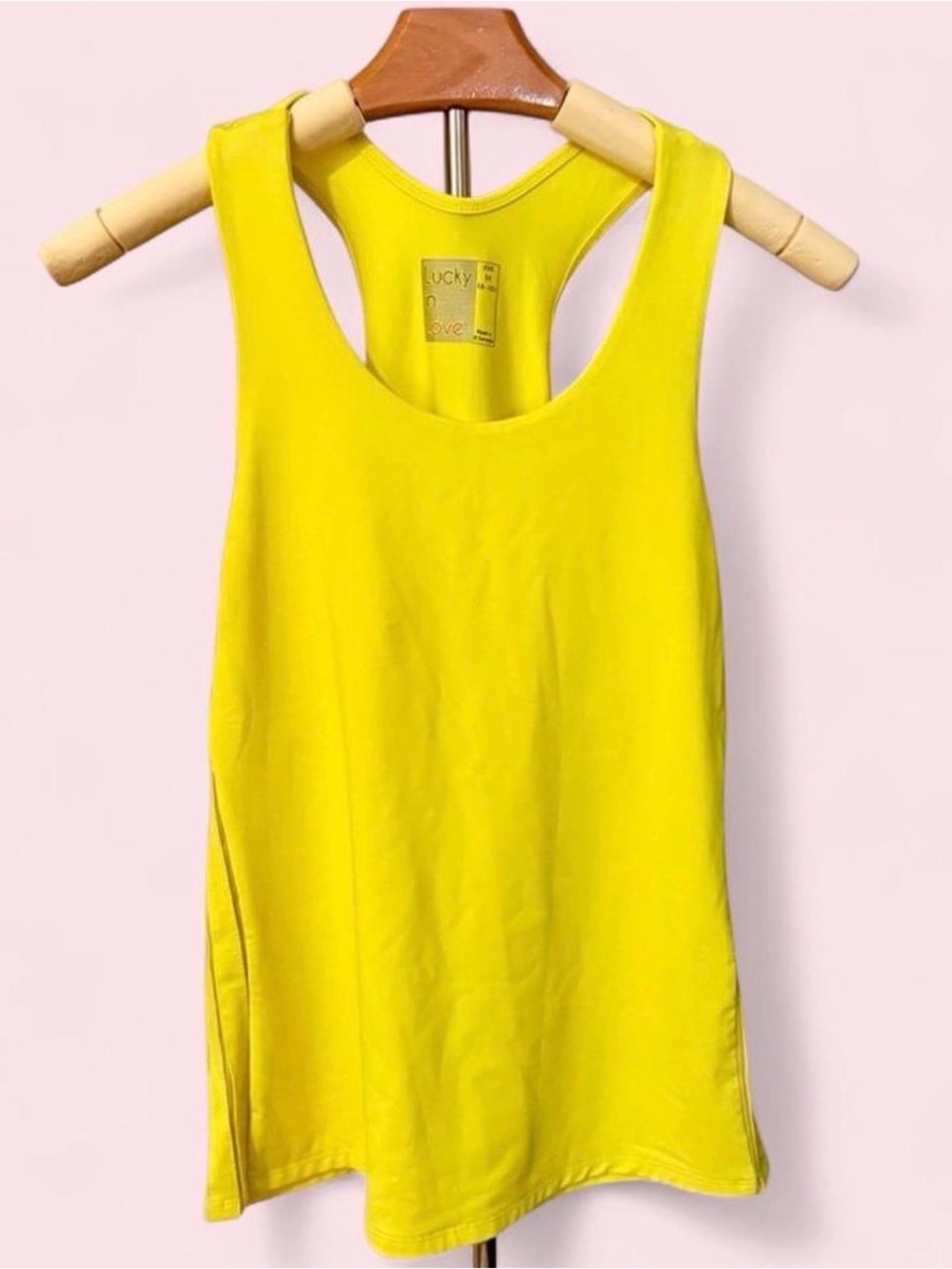 Women's Tennis Ball Yellow Athletic Tank
